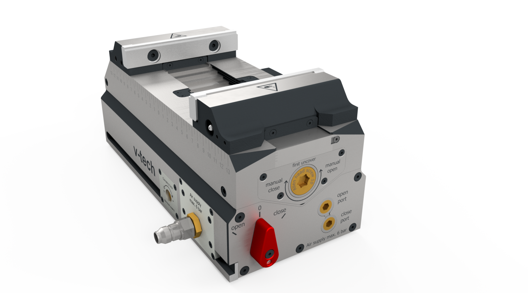 VIS-A Pneumatic Centric Vise