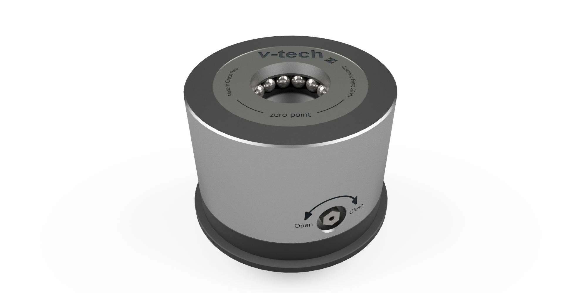 ZEPo-v Manual clamping attachment
